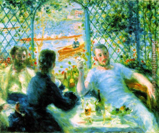 Pierre Auguste Renoir The Canoeists' Luncheon